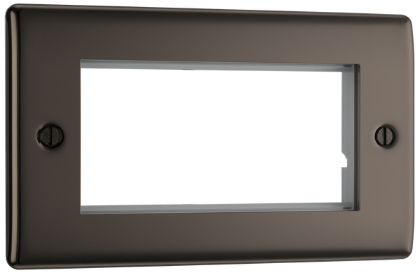 NBNEMR4 Front - The Euro Module range from British General combines plates and interchangeable modules so you can configure your own bespoke switches and sockets. 