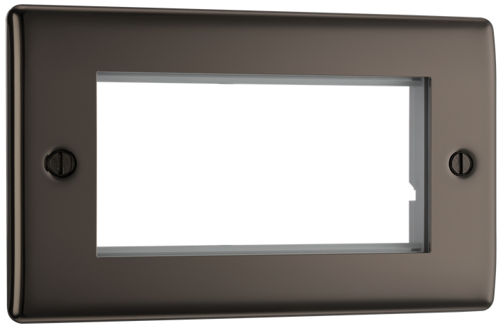 NBNEMR4 Front - The Euro Module range from British General combines plates and interchangeable modules so you can configure your own bespoke switches and sockets. 