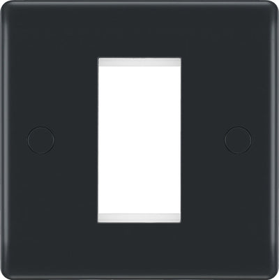 BG PMEMS1 Part M | 1 Module Square Euro Module Front Plate by British General (BG-PMEMS1)
