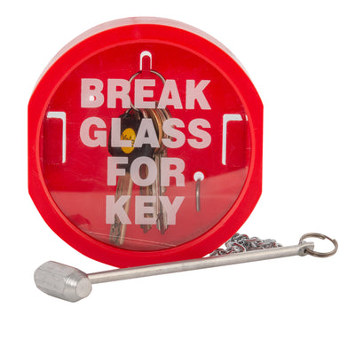 Extinguishers & Equipment: Plastic Fronted "Break Glass" Keybox Keybox Only by FireChief (Safelincs-HSKB2)