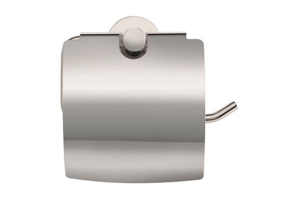 Corby Harrogate Toilet Roll Holder with Cover in Polished Steel
