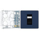 BG Evolve Matt Blue RJ45 Cat6 Single Data Outlet PCDDBRJ451B with 35mm Steel Back Box