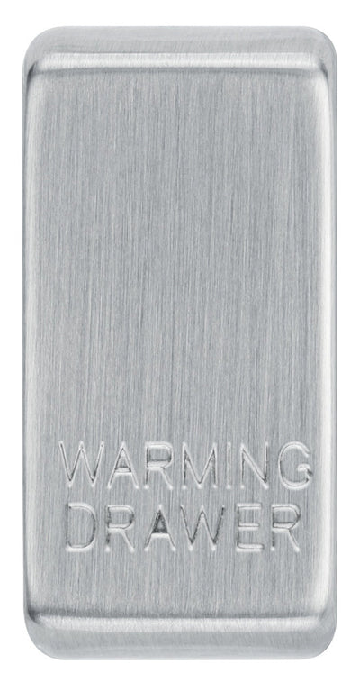 BG RRWDBS Nexus Grid Brushed Steel 'WARMING DRAWER' Rocker