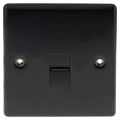 BG NMBBTM1 Nexus Metal Matt Black 1 Gang Master Telephone Socket