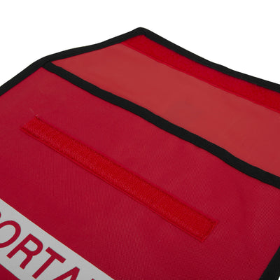 Red Document Pouch for Fire Safety Documents by Thomas Glover (Safelincs-TG81/03635)