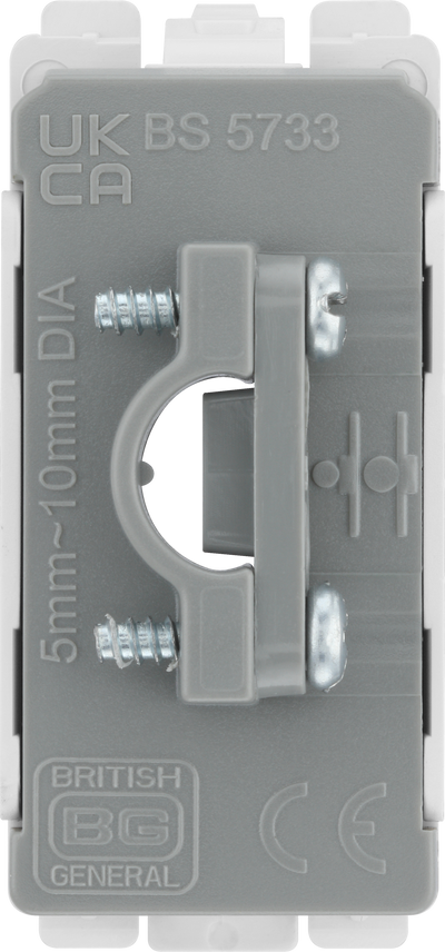 BG RABFLEX Nexus Grid Antique Brass Flex Outlet Module by British General (BG-RABFLEX)