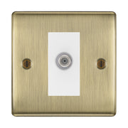 BG Nexus Metal Antique Brass Satellite Socket NAB64W by British General (BG-NAB64W)