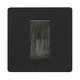 BG Evolve Matt Black Screwless Single 1 Gang Brush Cable Entry
