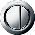 Geberit Type01 Dual Flush Button For Furniture - Gloss Chrome- 116.050.21.1