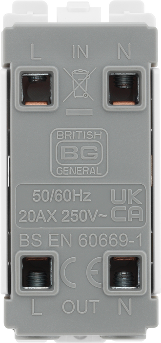 RPCDW30KY Back- The Grid modular range from British General allows you to build your own module configuration with a variety of combinations and finishes.