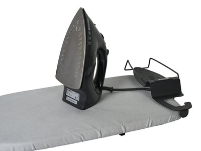 Corby Sutton Table Top Ironing Centre in Light Grey with Sherwood 2000W Steam Iron - UK Plug