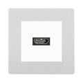 BG Evolve Brushed Steel PCDBSHDMIW 1 Gang Single HDMI Socket