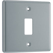 BG RMC1 Nexus Grid Metal Clad | 1 Module Front Plate by British General (BG-RMC1)