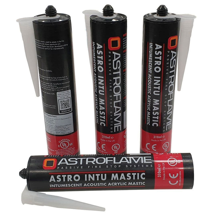 Astroflame Fire & Acoustic Rated Intumescent Mastic - CE Marked (Brown - 310ml)