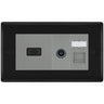 BG Nexus Matt Black Media Wall Plate TV Aerial, HDMI & CAT6 Outlet - Grey Insert