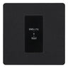 BG Evolve Matt Black 20AX 2 Way Emergency Lighting Test Key Switch - Key Included - Black Insert by British General