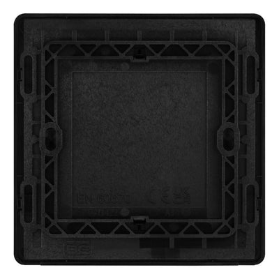 BG Evolve Matt Blue Single Blank Plate PCDDB94B with 35mm Steel Back Box