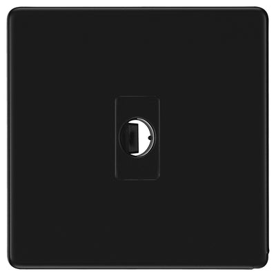 BG Nexus Screwless Matt Black Flex Outlet FFBFLEX