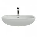 Ideal Standard Tesi 550mm Semi-Recessed Basin With Overflow - White - T352601