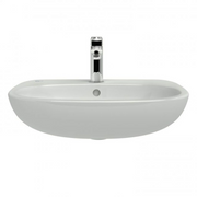 Ideal Standard Tesi 550mm Semi-Recessed Basin With Overflow - White - T352601 by Ideal Standard (Idealstandard-T352601)