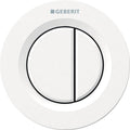 Geberit Dual Type01 WC Dual Flush Button White Concealed Cistern - 116.042.11.1