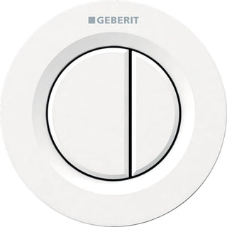 Geberit Dual Type01 WC Dual Flush Button White Concealed Cistern - 116.042.11.1 by Geberit (Geberit-116.042.11.1)