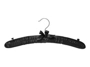 Corby Saltaire Padded Guest Hanger in Satin Black with Hook by Corby of Windsor (Corby-26834)
