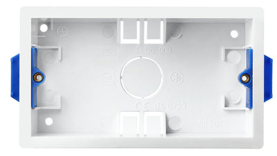 BG 908 Double Rectangular 35mm | Dry Lining Box by British General (BG-908)