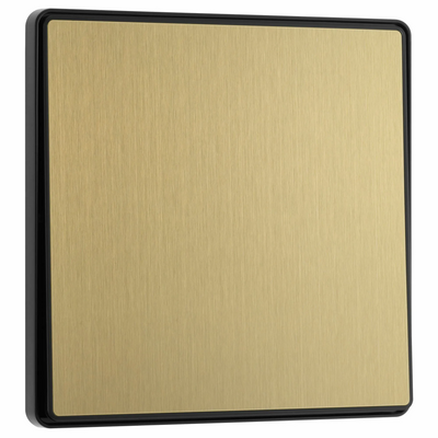 BG Evolve Satin Brass 1-Gang 2-Way 20A Edge to Edge Rocker Light Switch | PCDSB12EB