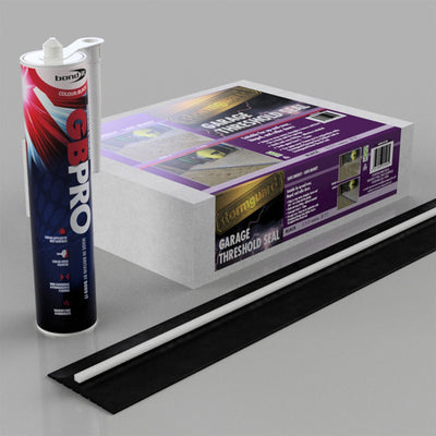 Astroflame Garage Door Floor Seal Kit (Black - 2515mm Kit) by Astroflame (Astro-ADGDFSBLK/2515)