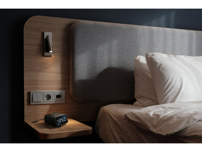 Corby Regent Alarm Clock in Black - UK Plug by Corby of Windsor (Corby-26689)