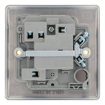 BG Nexus Antique Brass 13A Switched Fused Connection Unit NAB50 with 35mm Steel Back Box