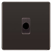 BG Nexus Screwless Black Nickel Flex Outlet FBNFLEX by British General (BG-FBNFLEX)