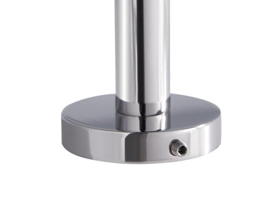 Corby Harrogate Towel Rail with Shelf in Polished Steel