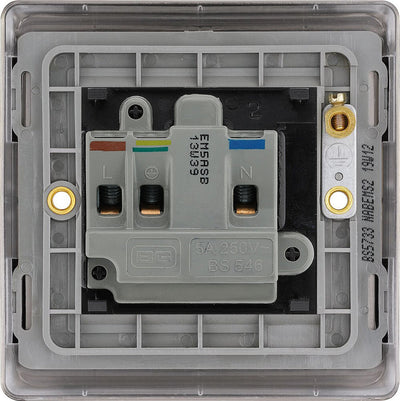 BG Nexus Metal Antique Brass 5A Unswitched Socket NAB29MB by British General (BG-NAB29MB)