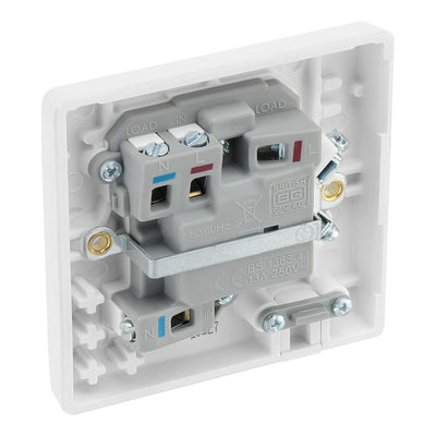 BG Nexus 13A 2 Pole Flex Outlet Switched Fused Connection & 32mm Pattress Box