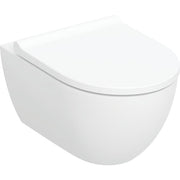 Geberit Acanto Wall Hung Pan With Seat - Turboflush - 530mm - 502.718.00.1 by Geberit (Geberit-502.718.00.1)