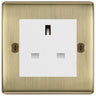 BG Nexus Antique Brass 13A Unswitched Socket NABUSSW by British General (BG-NABUSSW)