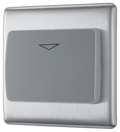 BG NBSKYCSG Nexus Metal Brushed Steel 16A Hotel Key Card Switch