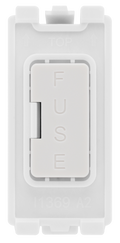 BG RFUSE Nexus Grid White 13A Fuse Holder Module