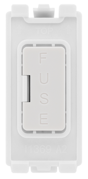 BG RFUSE Nexus Grid White 13A Fuse Holder Module