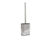 Corby Sana Toilet Brush & Holder in Polished Steel & Black by Corby of Windsor (Corby-25728)