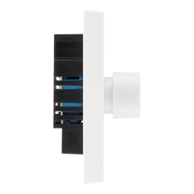 BG 981 Moulded Square Edge | White | 1 Gang 200W 2 Way Trailing Edge Dimmer Switch by British General (BG-981)