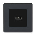 BG Evolve Matt Grey PCDMGHDMI1B 1 Gang Single HDMI Socket