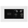 BG Nexus White Moulded 4G Faceplate with HDMI + TV/FM/SAT Module - Black Insert by British General (BG-8EMR4-HDMI-TVFM2B)
