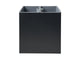 Corby Sheffield Metal Dual Recycling Bin with Plastic Inserts in Black
