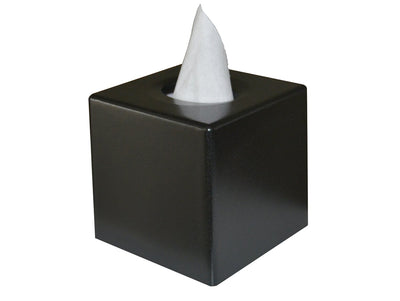 Corby Devon Cube Tissue Box Cover in Black by Corby of Windsor (Corby-12730)