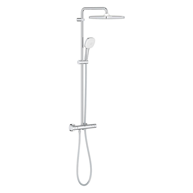 Grohe Tempesta System 250 Cube Shower System with Thermostat for Wall Mounting - 26689001
