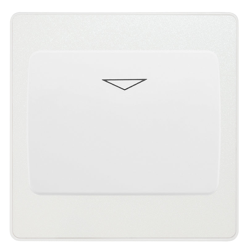 BG Evolve Pearlescent White Key Card Switch PCDCLKYCSW