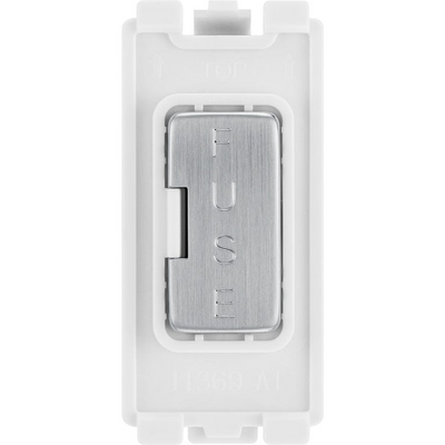 BG RBSFUSE Nexus Grid Brushed Steel 13A Fuse Holder Module